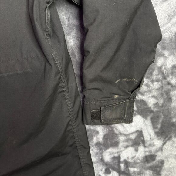 Vintage Woolrich Barn Field Coat Wool Flannel Lining Size XX-Large Black - Picture 10 of 10